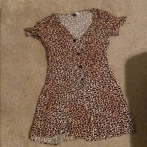 Leopard print dress